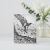 ドン・キホーテと風車 ポストカード (スタンド正面)