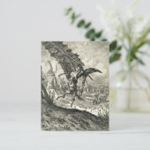 ドン・キホーテと風車 ポストカード (スタンド正面)