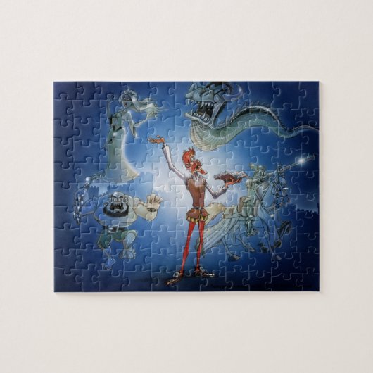 ドン・キホーテジグソーパズルの漫画 ジグソーパズル (横)