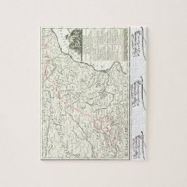 ドン・キホーテルートマップ-セルバンデスの署名 ジグソーパズル