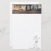 ドン・キホーテ文房具- Papel 400年のde carta 便箋 (正面/裏面)