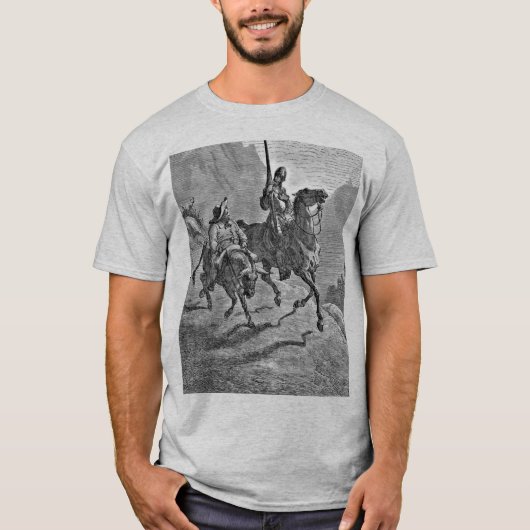 ドン・キホーテ灰色のTシャツ Tシャツ (正面)