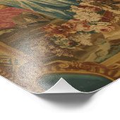 ドン・キホーテ18世紀のタペストリー、フォリーに導かれる フォトプリント            (角)