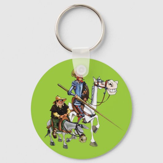 ドン・キホーテ、サンチョ… – ラヴェロ・セルバンテス キーホルダー (正面)