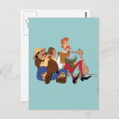 ドン・キホーテ&サンチョ – 400年 ポストカード (正面/裏面)