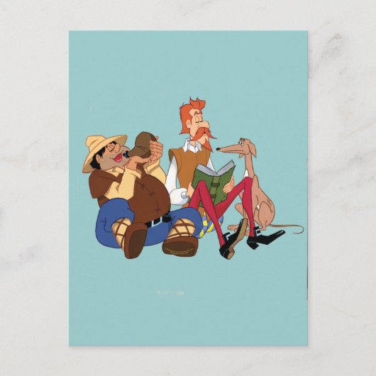 ドン・キホーテ&サンチョ – 400年 ポストカード (正面)