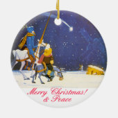 ドン・キホーテ- Adorno de Navidad セラミックオーナメント (裏面)