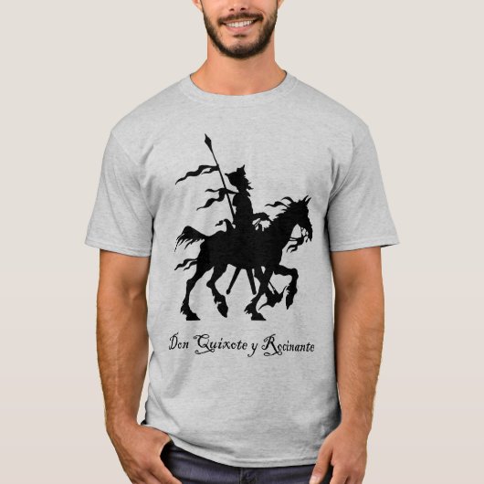 ドン・キホーテy Rocinante Tシャツ (正面)