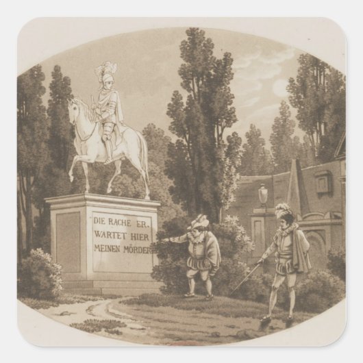 「ドン・ジョバンニ」の場 スクエアシール (正面)