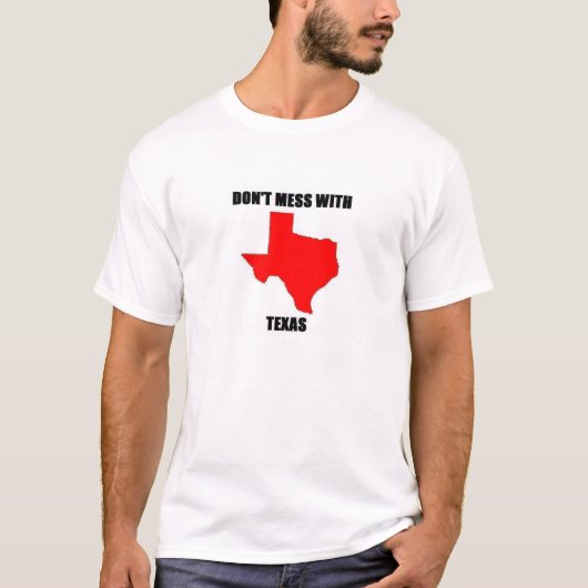 ドン; テキサス州のtの混乱 tシャツ (正面)