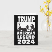ドン・トランプ2024防弾投降伝説 カード (黄色い花)