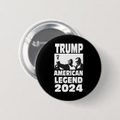 ドン・トランプ2024防弾投降伝説 缶バッジ (正面&裏面)