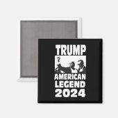 ドン・トランプ 2024 無敵の決意 レジェンド マグネット (正面/裏面)
