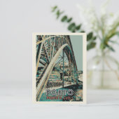 ドン・ルイス橋のイラスト ポルトガル ポルト ポストカード (スタンド正面)