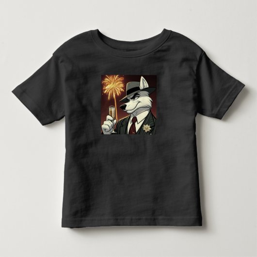 ドン・ルポ・カニーノ "ニューイヤー" トドラーTシャツ (正面)