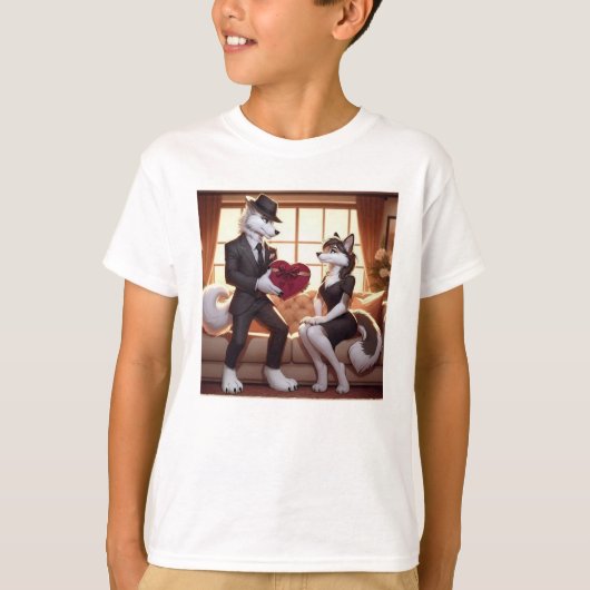 ドン・ルポ・カニーノ "バレンタイン" Tシャツ (正面)
