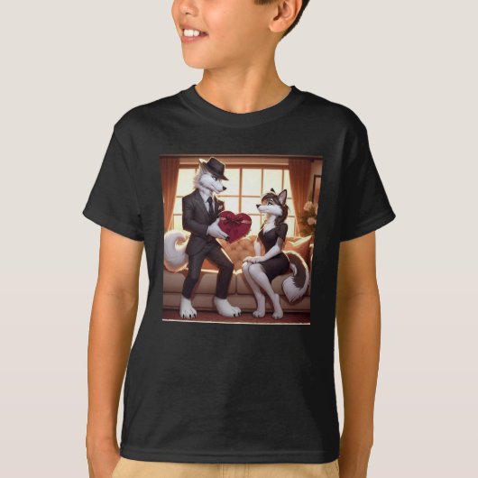 ドン・ルポ・カニーノ "バレンタイン" Tシャツ (正面)