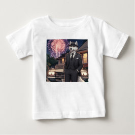 ドン・ルポ・カニーノ "7月4日" ベビーTシャツ