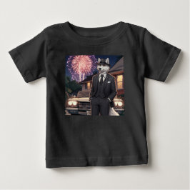 ドン・ルポ・カニーノ "7月4日" ベビーTシャツ