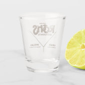 ドン・ロスのレストラン，シカゴ，ホイーリング， IL ショットグラス (裏面)