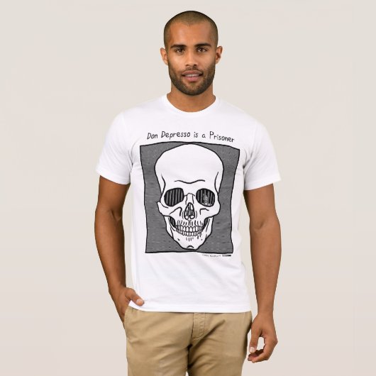ドンDepressoは囚人です Tシャツ (正面フル)