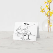 ドンQuijoteのメッセージカード カード (黄色い花)