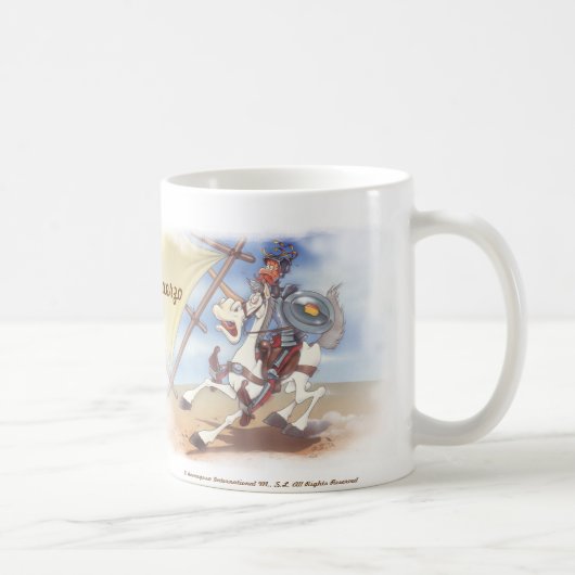 ドンQUIJOTE -マグ- Taza -セルバンデス コーヒーマグカップ (右)