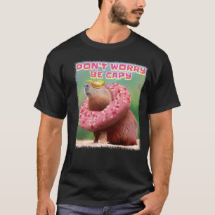 ドンt心配ビーケイパイバラ tシャツ