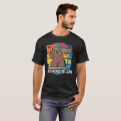 ドンt心配ビーケイピカピバラレトロ齧歯動物 tシャツ (正面フル)