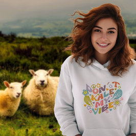 ドン't Kaleマイヴィーブトレンディー花レトロ パーカ