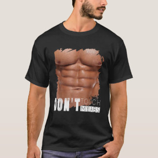 ドンtTouchマイAbs偽おもしろいの6パックAbs Tシャツ