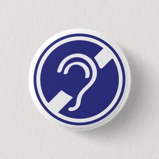 ドヴェン、ヘレンド、ドゥーフヘド、ゴホバーリーはテケン 缶バッジ (正面)