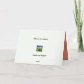 ドヴズアットサンセット誕生日 カード (裏面)