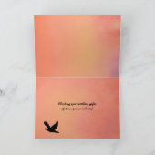 ドヴズアットサンセット誕生日 カード (内部)