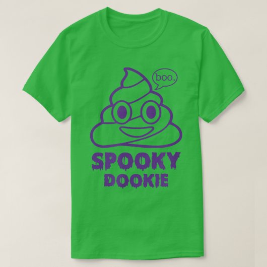 ドーおもしろいキエ不気味ハロウィーンかわいいシ不気味ーズンP Tシャツ (デザイン正面)