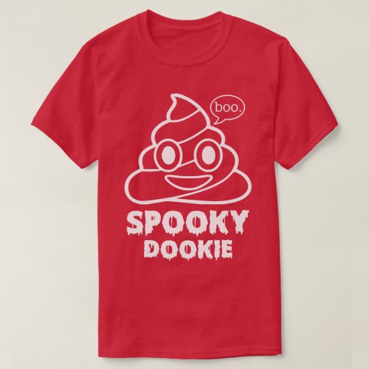 ドーおもしろいキエ不気味ハロウィーンかわいいシ不気味ーズンP Tシャツ (デザイン正面)