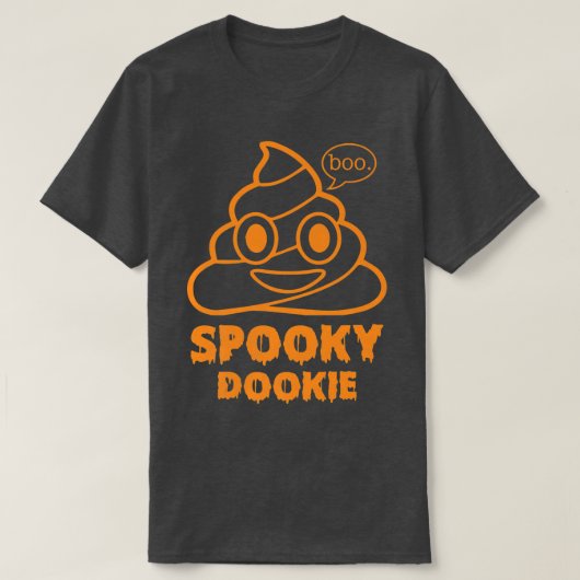 ドーおもしろいキエ不気味ハロウィーンかわいいシ不気味ーズンP Tシャツ (デザイン正面)