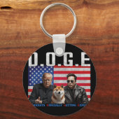 ドーおもしろいジ民主党が公式に獲得 キーホルダー (正面)