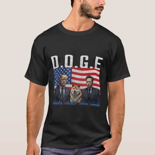 ドーおもしろいジ民主党が公式に獲得 Tシャツ (正面)