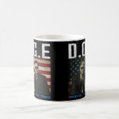 ドーおもしろいジ民主党が公式にExを取得 コーヒーマグカップ (中央)