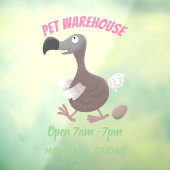 ドーおもしろいドバードマンガイラストレーション ウィンドウサイン (シート3)