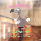 ドーおもしろいドバードマンガイラストレーション ウィンドウサイン (シート2)