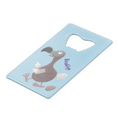 ドーおもしろいドバードマンガイラストレーション クレジットカード栓抜き (正面アングル)