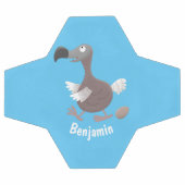 ドーおもしろいドバードマンガイラストレーション サッカーボール (フラット)