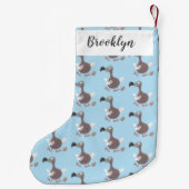 ドーおもしろいドバードマンガイラストレーション スモールクリスマスストッキング (裏面)