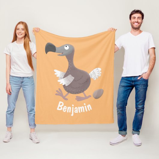 ドーおもしろいドバードマンガイラストレーション フリースブランケット (インサイチュ)