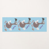 ドーおもしろいドバードマンガイラストレーション ヨガマット (裏面(横))