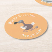 ドーおもしろいドバードマンガイラストレーション ラウンドペーパーコースター (アングル)