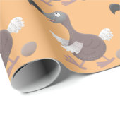 ドーおもしろいドバードマンガイラストレーション ラッピングペーパー (ロールコーナー)