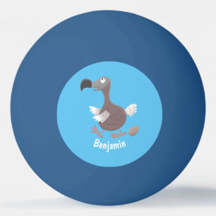 ドーおもしろいドバードマンガイラストレーション 卓球ボール